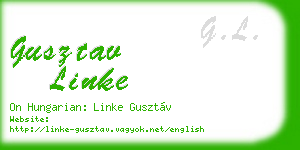 gusztav linke business card